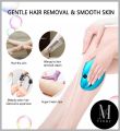 Hair Removal Pain-less Physical Manual Epilator Crystal Hair Eraser Nano Glass Hair Removal Washable Portable Hair Removal Device Beauty Tool Hair Eraser Stone for Men and Women Under-Arms Hand Legs Back. 