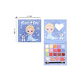 19 Colors Cute Cartoon Pattern Shimmer Matte Sequins Blush Multicolor Makeup Eyeshadow Palette Children Stage Makeup Beauty. 