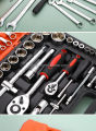 Car Repair Tool Socket Set-61pcs Combination Socket Wrench Set Ratchet Spanner Tools Set Box Set. 