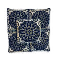 Velvet Jacquard Cushion Covers Set of 5 16 x 16 Inches Washable with Back Zip Closure. 