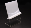 Clear Design Acrylic Table Display Stand 4x6 inch A-6 Sign Stand - Paper Holder and Menu Holder. 