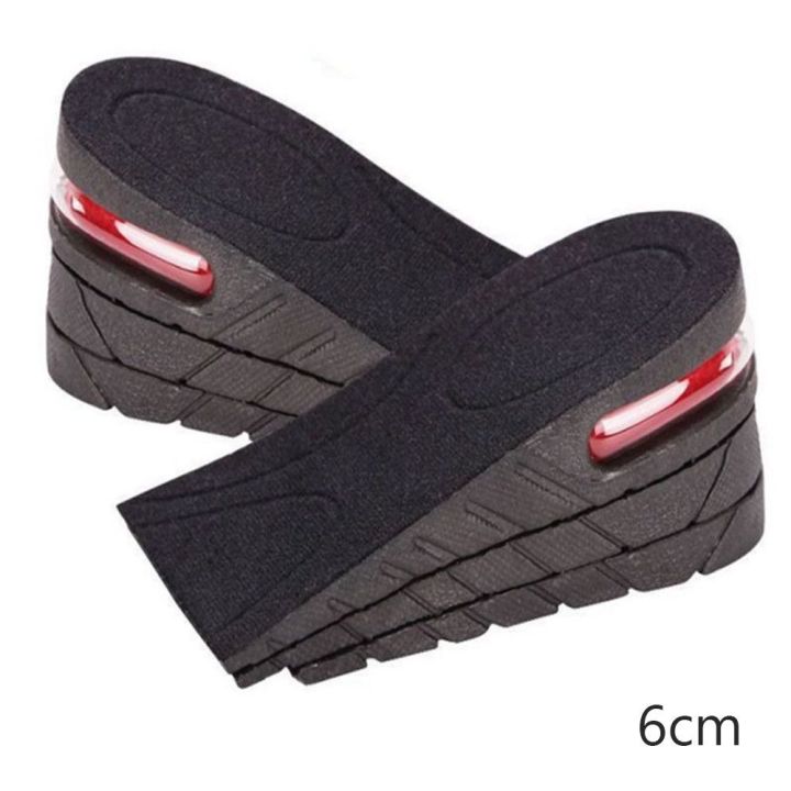 Sneakers Unisex Shock Absorption Heel Insert Half Insoles Elevator Shoes Cushion Height Increase Insoles