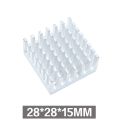 14*14*8mm Golden Black Aluminum Radiator IC Heat Sink Heat Sink 40 x 40 mm x 11 mm / 28 x 28 x 6 / 25 mm. 