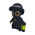 Christmas Plush Toy Creepy Cute Plague Doctor Plush Toy 25cm Perfect Halloween Christmas Decor Gift Soft Stuffed Doll for Gothic Horror Fans Comfortable Hugging Cushion Limited Edition Crow Plush. 