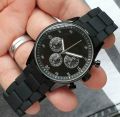 Stylish Watch Classic Dial Matt Chain Comfortable Rubber Straps Casual Watch Quartz Watches for Men. 