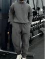 Men's Half Zipper Sweater with Pants. 