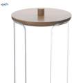Bathroom Cup Dispenser, Swab Ball Pad Holder, Multifunctional, Reusable, Bathroom Storage Organizer, Storage Rack for Desktop Counter. 