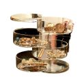 Acrylic Rotating Jewellery Organizer with Lid Transparent | SJR Collections. 