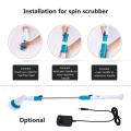 New Electric Spin Scrubber Turbo Scrub Cleaning Brush Wireless Rechargeable Bathroom Cleaner with Extension Handle Adaptive Brush long handle brush. 