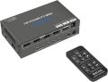 EZCOO HDMI Switcher Audio Extractor 2.0 Switch 4x1 4K 60Hz HDR Dolby Vision SPDIF 5.1CH + Stereo 2.1CH HDCP 2.2, 18 Gbps. 