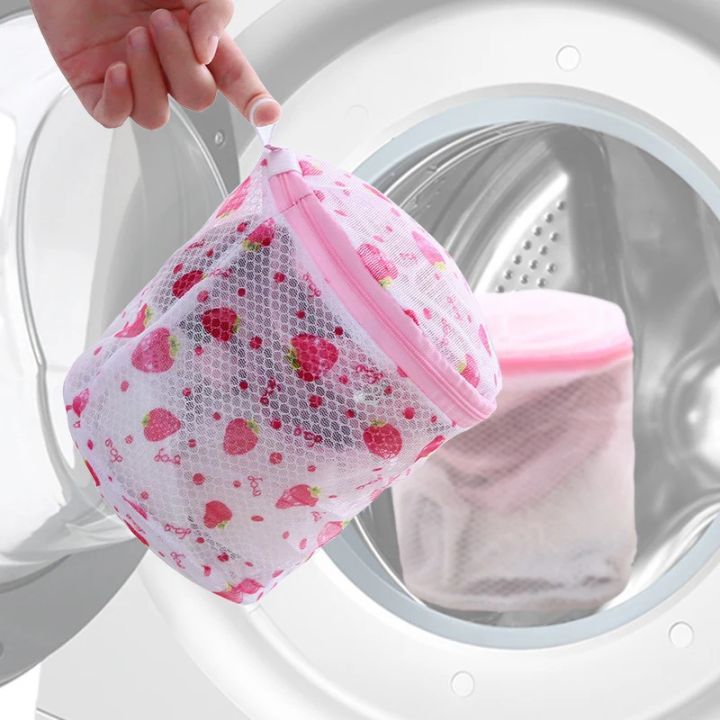 Flourish Zipper Laundry Wash Bag – Mesh Net Organizer for Bras, Lingerie & Undergarments | Clothes Washing Protection Bag