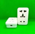 Heavy Duty Extension Board - 3 Output Plugs (2 Simple and 1 Universal) - 3-in-1 Power Extension - 16A-250V - White Color. 