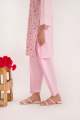 LAMA - DRESS FOR GIRLS STITCHED NATIVE EMBROIDERED SET WITH SHALWAR. 
