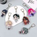 Popular Anime Double Sided Acrylic Alien Stage Keychain DIY Accessories Car Keyring Backpack Charm Anime Fans. 