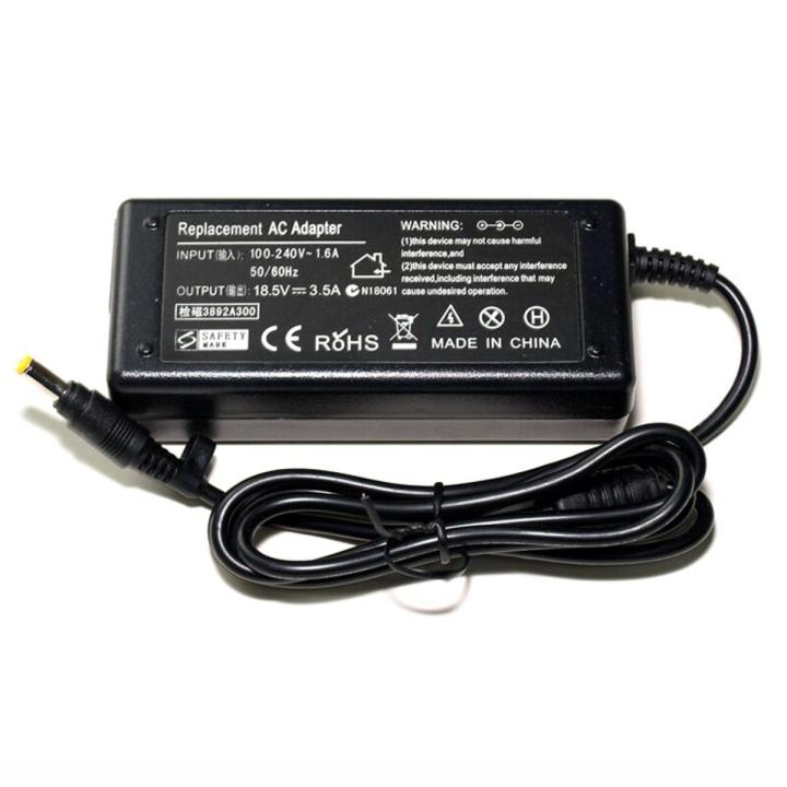 AC Laptop Charger Power Adapter Replacement 18.5V 3.5A 4.8*1.7mm 65W For HP Compaq 6720s 500 510 520 530 540 550 620 625 G3000