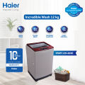 Haier 12 kg Fully Automatic Washing Machine HWM 120-826E (Top Loading - Digital Panel - Double Lint Filter - Fuzzy Control)/ 10 Year Brand Warranty. 