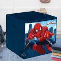 Spiderman Printed Foldable Storage Cubes Organizer Basket Bin Storage Boxes Storage Container with Handles for Travel Moving Toy Storage Box With Lid. 
