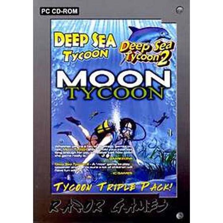 Tycoon Triple Pack (Deep Sea Tycoon 1 & 2 + Moon Tycoon)  PC CD-Rom - PC Game
