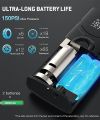 Tdplus Tire Inflator Portable Air Compressor, 150PSI Cordless Pump with LCD Screen 5200mAh Rechargeable Battery, Electric Tire Pump Power Bank with Emergency Light for Cars Bikes Motorcycles Balls C3106 portable wireless air compressor power bank tire. 