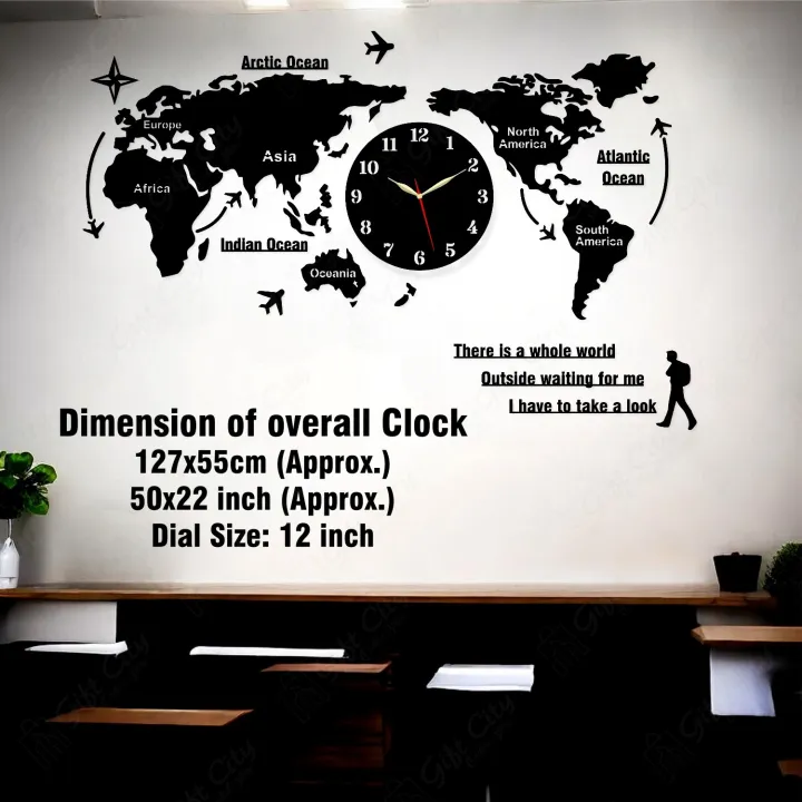 Gift%20City%20Presents%203D%20Wooden%20World%20Map%20Clock%20in%20Black%20-%20Stylish%20Wall%20Clock%20for%20Home%20&%20Offices%20-%20Image%206