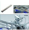 Chrome Flexible Cable Cover for Motorcycle Universal. 