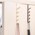 Multi Function 5 Level Over The Door  Hook Clothes Hanger for Hanging Coat Hangers, Hats, Purses, Backpacks, Purses, Jackets and Other Items Home and Office.plastic. 