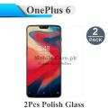 2Pcs OnePlus 6 Tempered Glass Screen Protector Polish Glass For 1+6. 