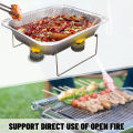 【New and Improved】 10pcs Disposable Square Air Fryer Baking Tin Container.