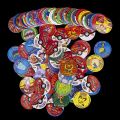 20/30pcs Tazos Pokemon 1/2 Generation Round Plastic Pogs Pikachu Game Cards Cheetos Chips Taps Pokemon Strokes Collection Gifts. 