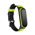 Para mi band 3/4/5/6/7 pulseira de silicone de duas cores de substituição inteligente. 