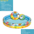 3 in 1 Bestway Play Pool Set, 4 ft Swimming Pool with Swim Ring & Beach Ball, Inflatable Pool, Water Pool for Kids, Summer Play Toys, Kid Gift Ideas, Imported 51124 Swim Pool Pack, 3-6 Years Kids, Summer Fun, Water Games, Toddler Boys & Girls Sports Hub. 