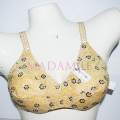 Brazzer For Girls Cotton Black Print Bra. 