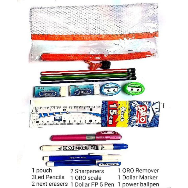 9 in 1 Set of stationery For a student