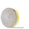 Door seal tape  D type  Roll size 2.5 Meter   Dust air,insect stopper, for windows, 6mm weather sealing strip, ideal for sound proofing room, control air condition cooling heating rubber foaming seal. 