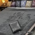 Emboss High Quality Ac/Blanket Soft and Smooth Fleece Texture Premium Self Printed Trending Ac Blanket For summer. 