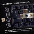 HK GAMING GK61 Mechanical Gaming Keyboard - 61 Keys Multi Color RGB Illuminated LED Backlit Wired Programmable for PC/Mac Gamer Tactile (Gateron Optical Brown). 