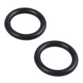 10 pcs Black Rubber  Seal O-rings Seals washers 16 x 11 x 2.5mm. 