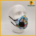 The Mask House - KIDS KN95 Filter - Funky Colorful Mask Face Protective Mask with Respirator, Heavy Protection - Stylish look and Fancy Mask for Casual use - Unisex - For Boys and Girls. 