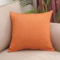 Simple Linen Pillow Living Room Sofa Cushion Bed Head Pillow Chair Back Office Waist Pillow Pillowcase Customization. 