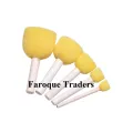Round Paint Foam Sponge Brush, Kids Painting Tools, Sponge Stipples Set for Painting, Crafts and DIY (Set of 5 Pieces). 