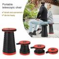 Telescopic Stool - Telescopic Stool Retractable-Stool-Round Folding Stools- Retractable Foldable Stool Light weighted- Foldable Chair For Camping Traveling Trekking -Stool for bedroom & Kitchen. 