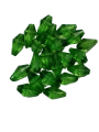 40g Green/Dark Yellow/Shocking Pink Acrylic Crystal Beads for DIY Jewelry Making, Elegant Fashion Accessories. 