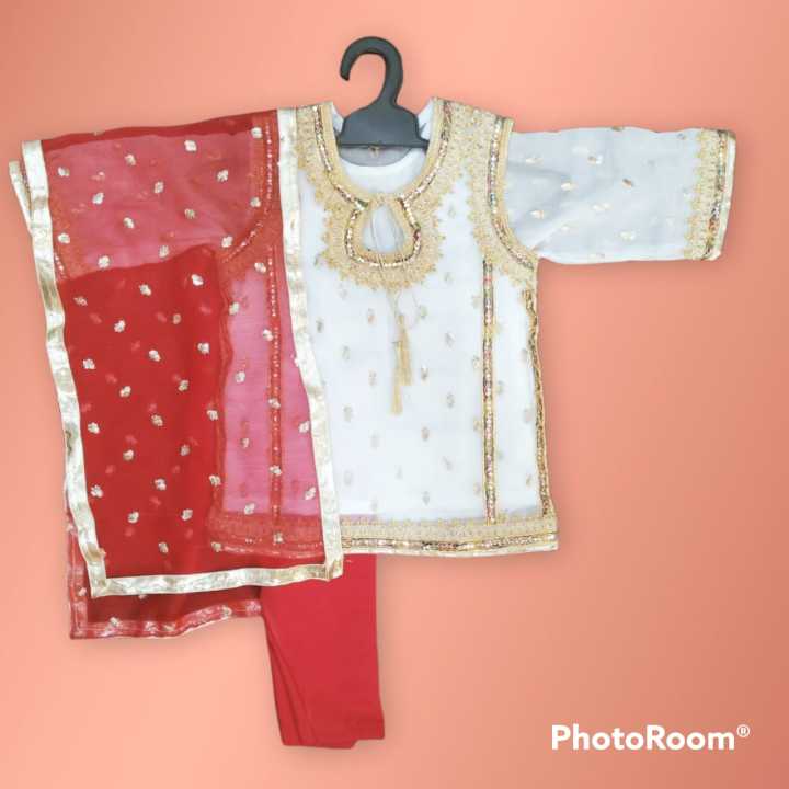 Traditional Girls Hyderabadi Style Suit for Parties & Weddings Wear