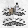 Bathroom Shelf Corner Wall Mounted Shower Shelves Shampoo Kitchen Organizer Storage Rack Holder Punch-Free Bathroom Accessories. 