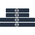 4 PCS Nissan Car Door Sill Protector 3D Carbon Fiber Scuff Protective Door Sill Cover Panel Sticker, Car Stickers, Stickers for Car. 