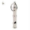 NU Ultrasonic Flute Dog Training Whistle With Key Chain Aluminium Alloy Puppy Dogs Adjustable Whistl. 