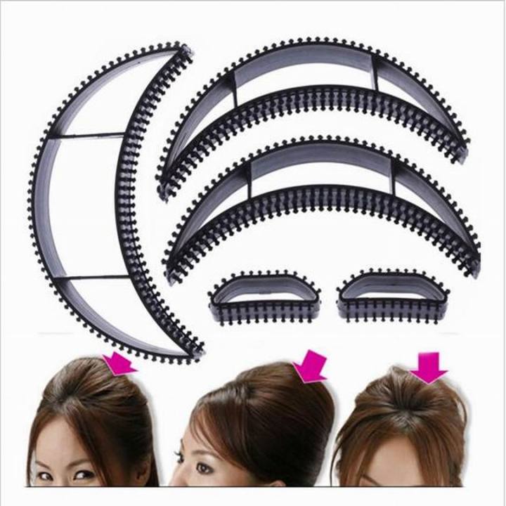 Premium%20Hair%20Styling%20Comb%20Set%205-Piece,%20Non-Tangling%20Hair%20Puff%20Maker%20for%20Front/Back%20Combing,%20Salon-Quality%20Hair%20Care%20Accessories%20-%20Image%203