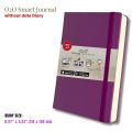 Standard Executive Notebook Diary Size (8.5" x 5.5") without date. 