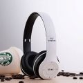 Wireless Headphones, P47 Bluetooth Foldable Headset with Microphone Support FM Radio TF for PC TV Smart Phones & Tablets Etc. 