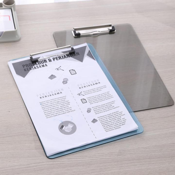 Deli - E9256-PS Low-profile Clip Board A4 2C